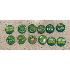 13 St. Patty’s Day Pins - mixed lot of small Irish Pins​